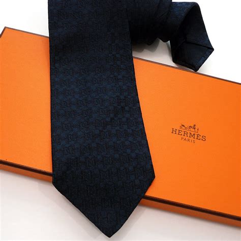 hermes black and golden tie|hermes faconnee ties.